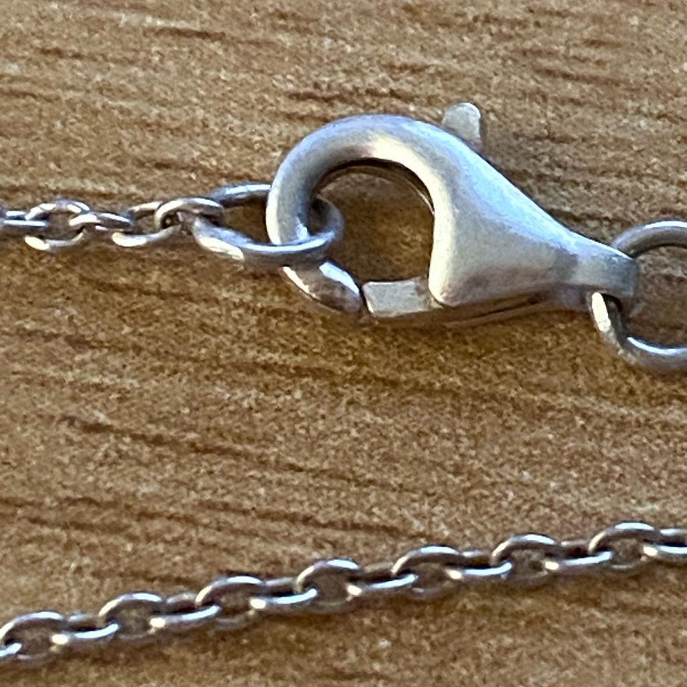 Beautiful vintage moonstone necklace marked 925 Sterling silver - Picture 5 of 9